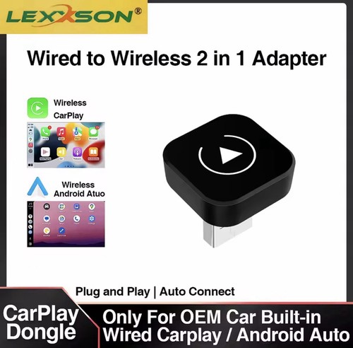 Dongle carplay wireless 2in1 - carplay,