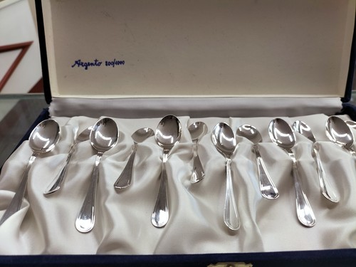 Cucchiaini argento 800 - argento,
