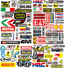 90Pz Adesivi Moto Sponsor
