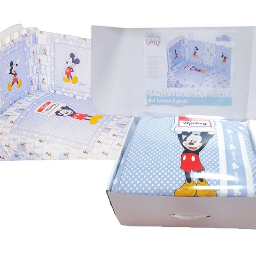 Set 5pz coordinato lettino - coordinato, con