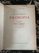 STORIA DELLA FILOSOFIA di
