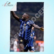 Plaid pile Marcus Thuram goal calcio Inter idolo coperta calda regalo