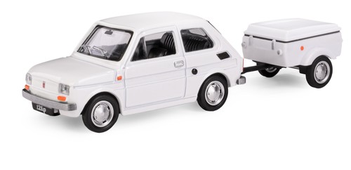 Fiat 126p maluch - bianco, +