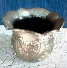 Vaso In Peltro Argentato