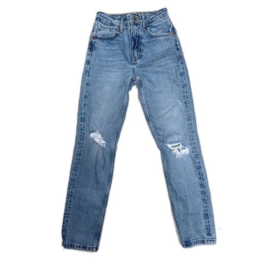 Zara light blue distressed - zara,