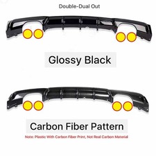 Rear Bumper Diffuser with Quad