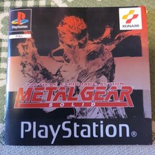 Manuale ps1 metal gear solid - ps1,