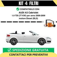 Kit 4 Filtri Tagliando per
