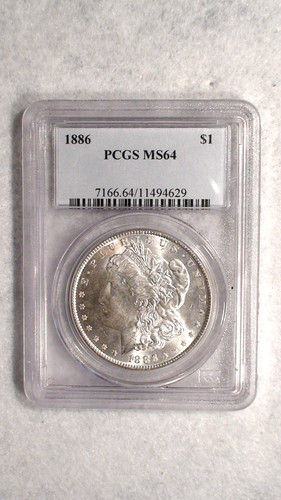 1886 morgan dollar - 1886, p
