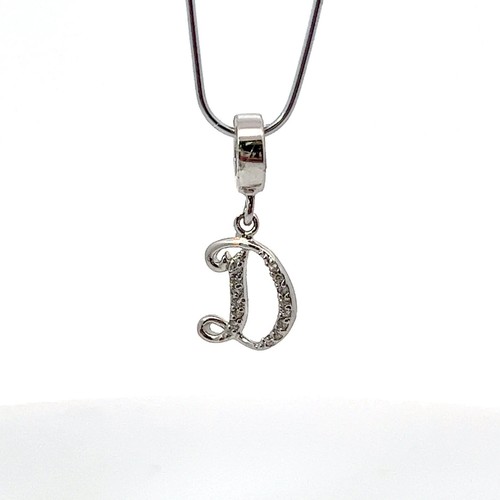 Charm bead argento - a,
