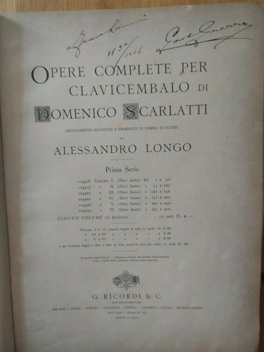 Opere per clavicembalo - opere,