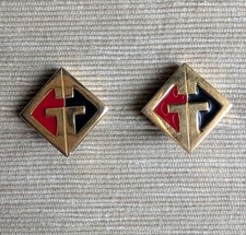 Givenchy Orecchini Vintage 1977 con Monogramma e smalti