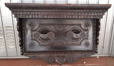 ANTICO APPENDIABITI  INTARSIATO/ CAPPELLIERA IN STILE RINASCIMENTALE