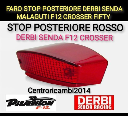 Faro stop posteriore - faro, derbi