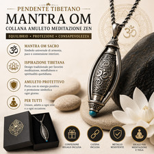 Collana acciaio uomo donna - om,