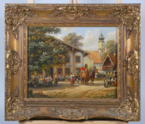 ölgemälde alfons wegner - Ölgemälde,