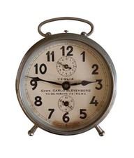 *HH* Sveglia Da Tavolo Veglia Bleyenberg Roma Corda Orologio Vintage Clock Watch