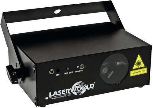 Effetto luce laser verde - 60, mw