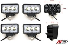 4X 12/24V 9W 3 LED Lavoro