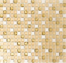 Mosaico Mattone pietra vetro