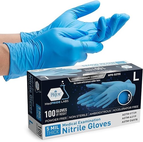 Guanti esame nitrile med - da,