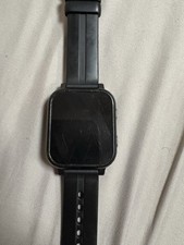 Black Smartwatch with Silicone