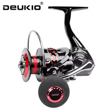 Mulinello da Pesca DEUKIO 2000-7000 – Max Drag 12KG, Bobina in Metallo Spinning