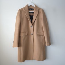 Zara Manteco Cappotto Marrone