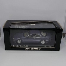 Minichamps Mercedes-Benz CL500 modellino pressofuso scala 1/43 blu metallizzato