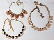 LOTTO TRE COLLIER  BIGIOTTERIA VINTAGE