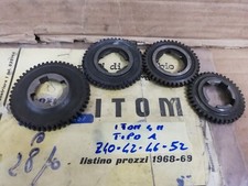 INGRANAGGI CAMBIO ITOM 4 MARCE tipo "A"  denti 40 - 42 - 46 - 52