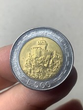 r72_2398) San Marino 500 lire 1988 bimetallica