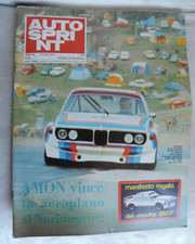 AUTOSPRINT N. 28 DEL 1973 CON INCLUSO MANIFESTO BMW