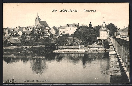 Cpa luché vue générale - luché,,