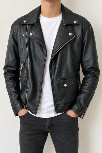 Zara giacca biker donna nera - zara,