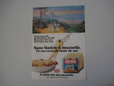 advertising Pubblicità 1981 MOZZARELLA STAR STARLETTE