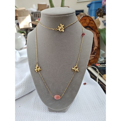 Collana oro fiore plumeria - fiore, di