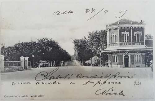 Cartolina alba cuneo - cartolina,