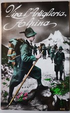 CARTOLINA MILITARE - VIVA L'ARTIGLIERIA ALPINA viaggiata 1939
