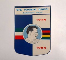 VECCHIO ADESIVO / Old Sticker CICLISMO GRUPPO SPORTIVO FAUSTO COPPI (cm 8 x 10)