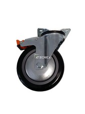 Ruota girevole con freno Beta 2400S R/GF ricambio per carrello mobile Beta C24S 
