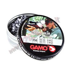 PIOMBINI GAMO PRO MAGNUM DIABOLO 4.5 mm TESTA TONDA PALLINI PER PISTOLA CARABINA