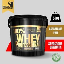 100% WHEY PROTEIN Gold's Nutrition 5kg  proteine siero di latte con BCAA e EAA