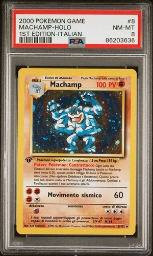 Pokemon 2000 set base machamp - base,