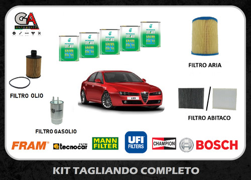 Kit tagliando alfa romeo 159 - kit,