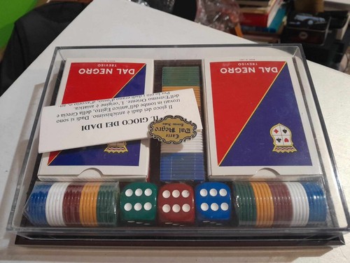 Cofanetto poker fiches - fiches, dadi