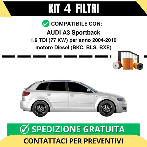 Kit filtri tagliando per - kit,