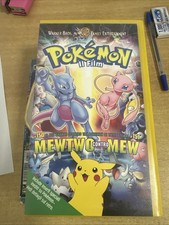 VHS POKEMON il FILM MEWTWO contro MEW