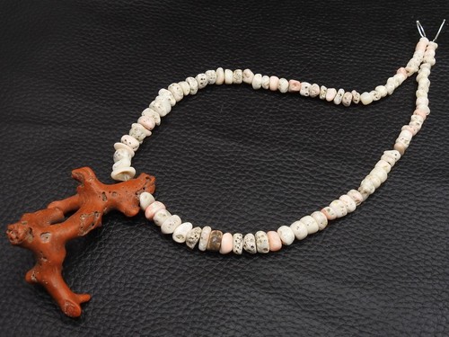 Collana con ramo corallo - ramo, di