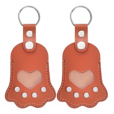 Portachiavi con custodia per di animali domestici, 2 pezzi: ciondolo a